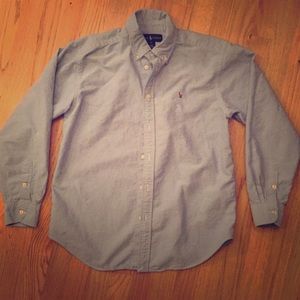 Ralph Lauren long sleeve button down boys size 16